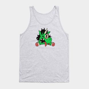 Cute Zombie Unicorn // Funny Halloween Animals Tank Top